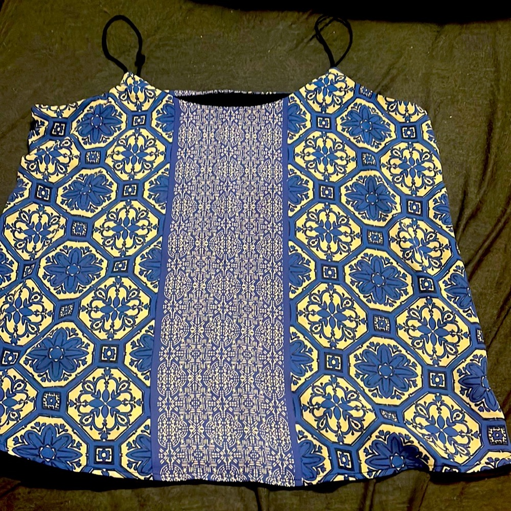Blue tank top